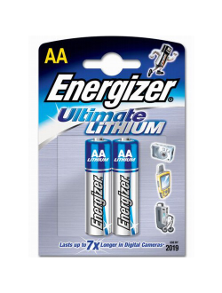 Батарейка AA литиевая Energizer Lithium Ultimate FR 6-2BL 1.5V в блистере 2шт.