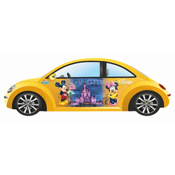 ЗБ014 Кровать MIKI желтый. Размер: 740*520*1700. Спальная зона: 700*1570.