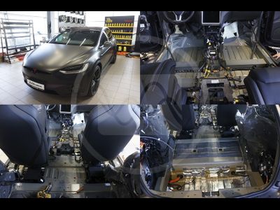 Шумоизоляция Tesla Model X / Тесла Модель Икс