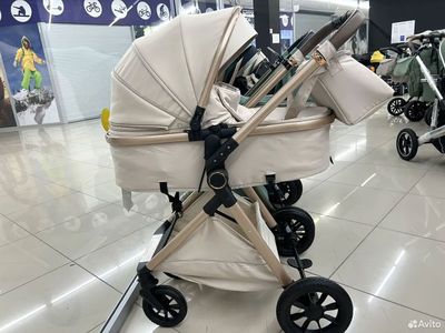 Детская коляска 3 в 1 Luxmom V2 Бежевый
