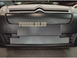 Защита радиатора Citroen Berlingo 2015- chrome низ