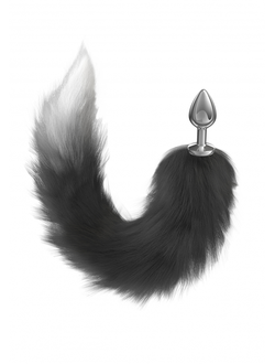 4019-01lola Анальная Пробка с Хвостом Diamond Galaxy Black