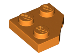 Wedge, Plate 2 x 2  Cut Corner, Orange (26601 / 6218367)