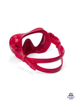 Маска для дайвинга с трубкой Scuba Brothers Flipper Red, комплект