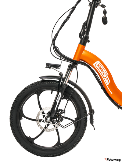 Электровелосипед Minako F7 оранжевый