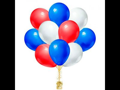 Шар без рисунка с гелием