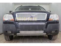 Защита радиатора Volvo XC90 2002-2006 chrome верх PREMIUM