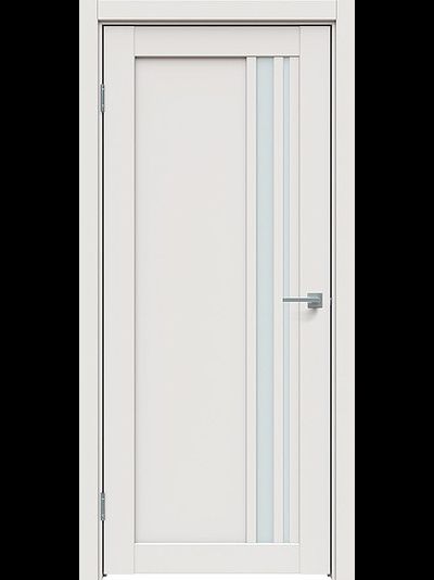 Дверь Triadoors 608 белоснежно-матовая со стеклом