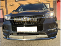 Защита переднего бампера d60 для Chery Tiggo 4 рестайлинг (2018-2024)