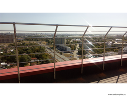 нержавеющие ограждения кровли