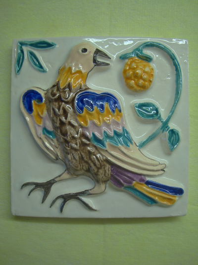 Сокол-Cпутник (изразцовая плитка)