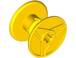 String Reel 3 x 2 x 3 Drum with Axle Hole, Yellow (32012 / 4120070 / 4297401)