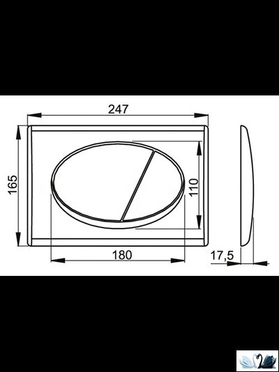 Инсталляция Alcadrain AM101/1120 RU-3:1 + M70-0001 SET 3v1 с белой клавишей смыва