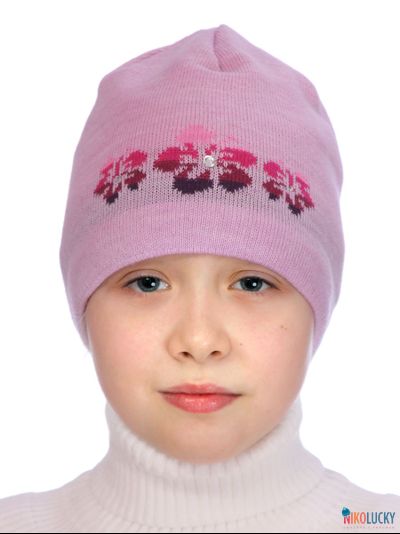 Шапка  21201-03, цвет сиреневый р. 54-56
