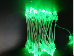 Светодиодные пиксели зеленые 9мм