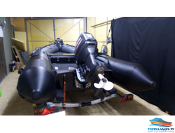 Тент на РИБ Навигатор 460R консоль и якорь