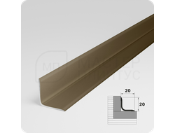 Алюминиевый внутренний уголок Лука УВО 04-27.2700.04л Бронза