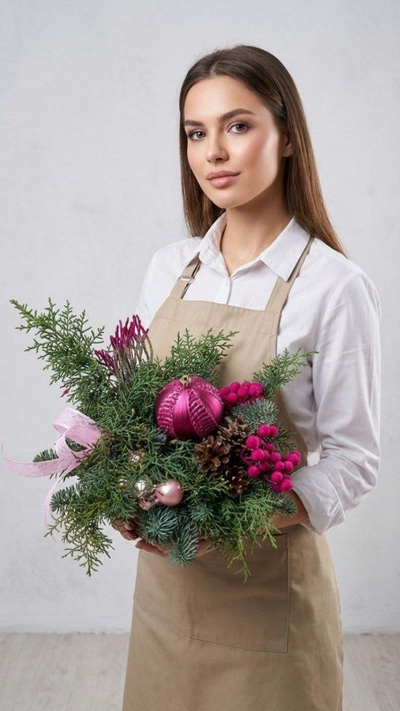 Новогодняя композиция № 1114