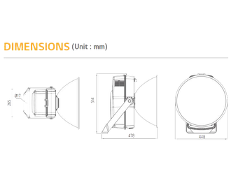 Плазменный прожектор LG PSF1031A 1000W 6500K 120° IP65