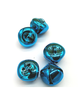 Бубенчик 25 мм звонкий, синий