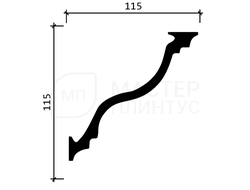 Карниз потолочный Decor-Dizayn DD504