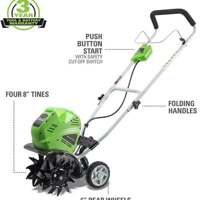 Культиватор Greenworks G40TL