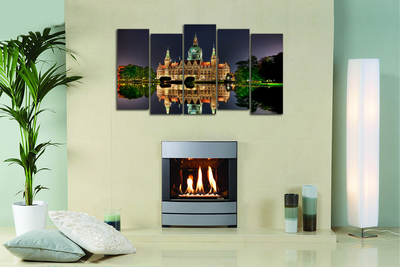 Модульная картина "Нью сити холл"