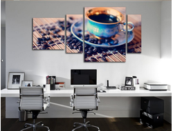 Модульная картина "Утренний кофе"