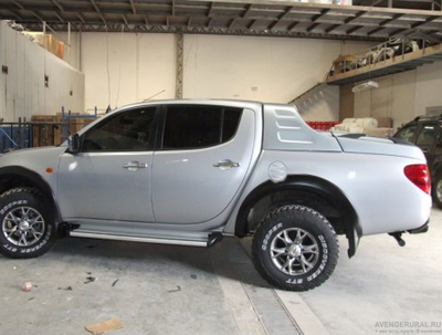 Крышка кузова с релингами