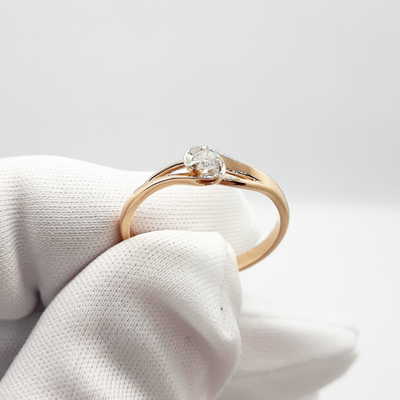 Кольцо для помолвки с бриллиантом