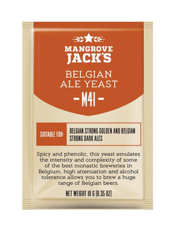 Дрожжи Mangrove Jack's Belgian Ale M41, 10 г