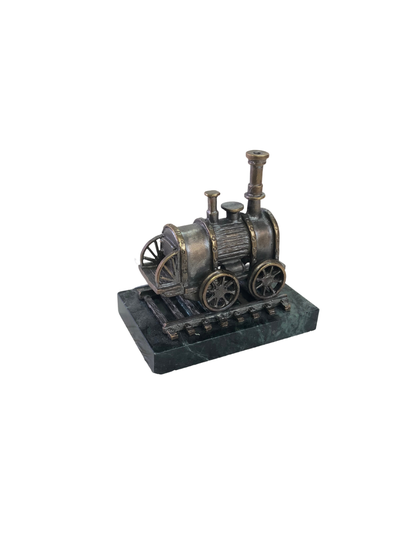 Сувенир &quot;Первый паровоз&quot;, бронза
