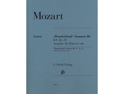 Mozart "Wunderkind" Sonatas Volume III K. 26-31