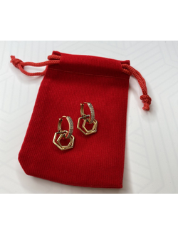 МЕШОЧЕК БАРХАТНЫЙ "КЛАССИКА", 5*7 см, ЦВЕТ КРАСНЫЙ