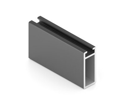 Прямоугольные  черные штанги EDGE  ARISTO