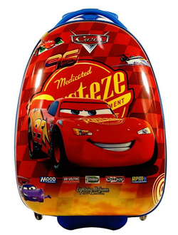Детский чемодан Тачки МакВин (The Cars McQueen) красный