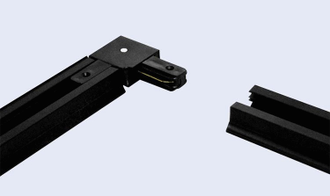 Коннектор (соединитель) угловой для шинопровода трековых светодиодных светильников