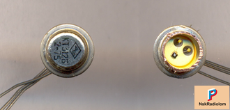 КТ321 и подобные (внутри жёлтая пластинка)