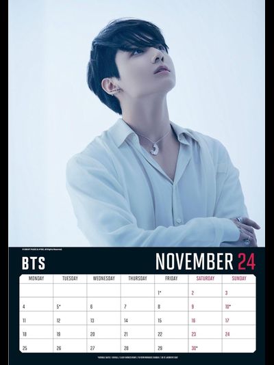 BTS Official Календарь 2024