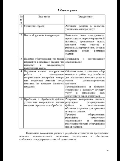 Уникальный расчет финансового план для вашего бизнес-плана под социальный контракт