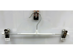 300W Вешалка брючная белая