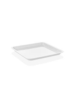 Блюдо для выкладки 28*28 см, поликарбонат, белый