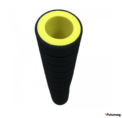 Ручка для турника (грипса) черно-желтая, 1шт