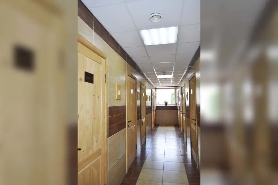 Душевая.общий коридор