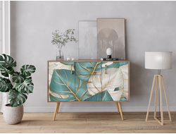 Комод BALI (БАЛИ) Дуб Каньон/листья