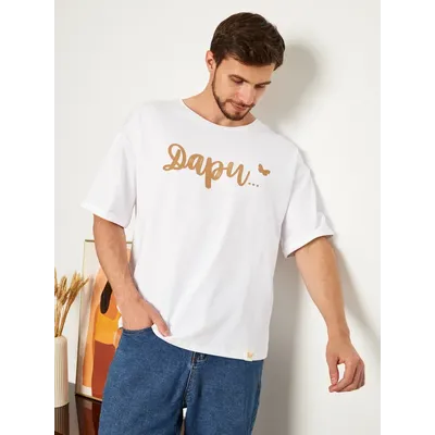 МУЖСКАЯ ФУТБОЛКА БЕЛАЯ "ДАРИ"