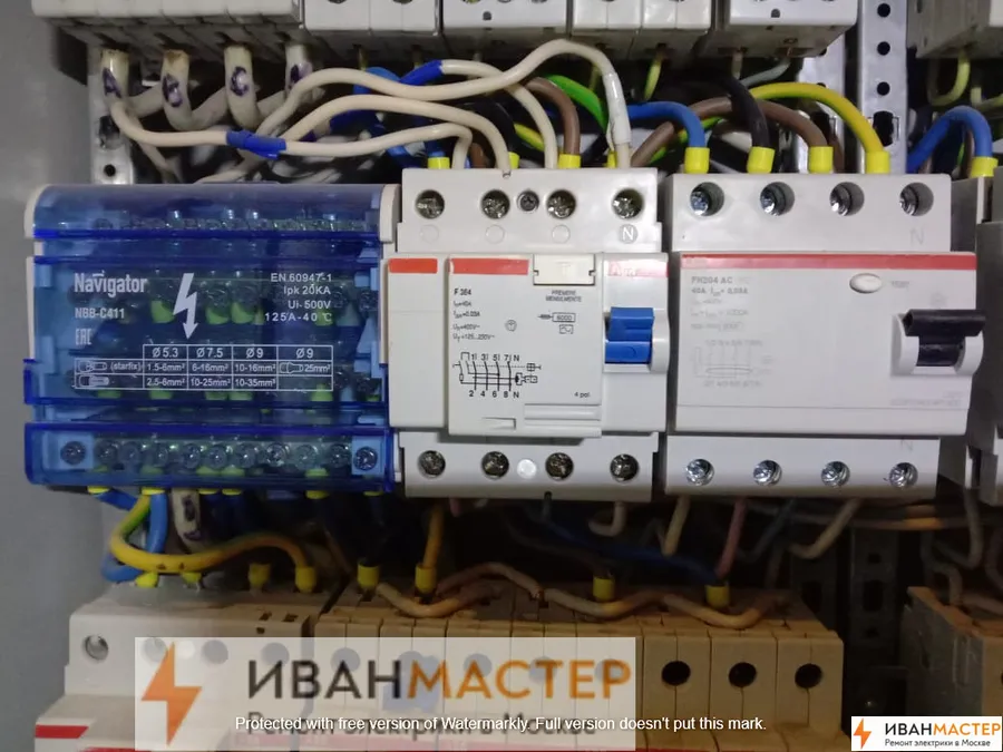 Установка автомата узо в щитке с гарантией