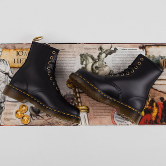 Ботинки Dr Martens VINTAGE BLACK QUILON черные женские