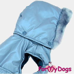 FOR MY DOGS попона синий металлик