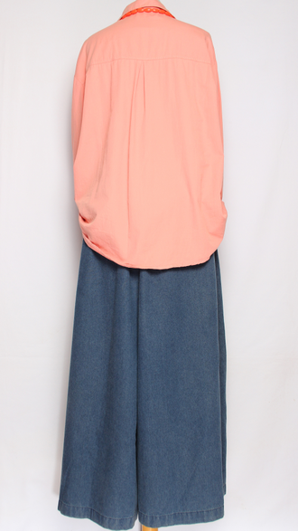 РУБАШКА "В РУБЧИК КАРМАН КЛАПАН" молочная, белая, голубая, розовая, яблоко до р.52